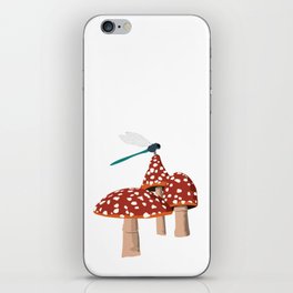 Toadstools and Dragonfly! iPhone Skin