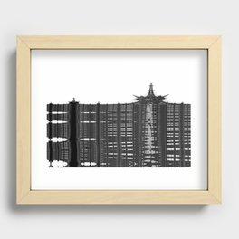 Fortifications Recessed Framed Print