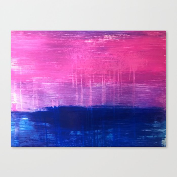 bisexual flag abstract acrylic