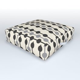 Geometric Droplets Pattern Series  Outdoor Floor Cushion