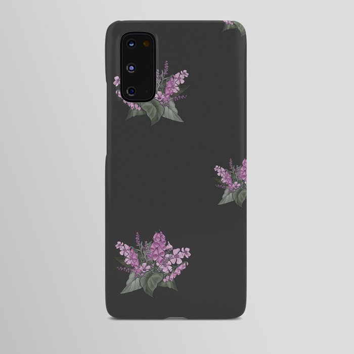 Shadow Bouquet Floral Print Android Case