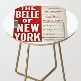 The Belle Of New York Casino Advertising Morton USA Side Table