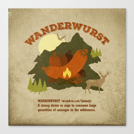 WanderWurst Canvas Print