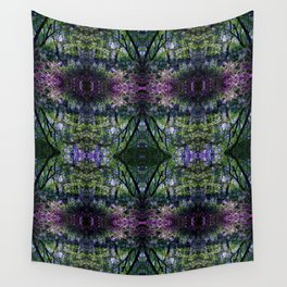 Pleasure of the Pathless Woods collage Wall Tapestry