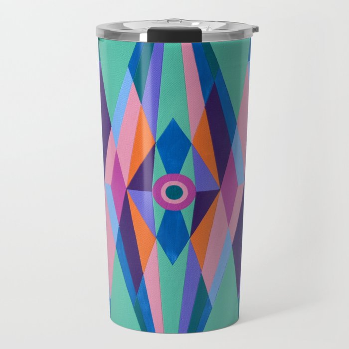 Sacred Geometric Triad Travel Mug