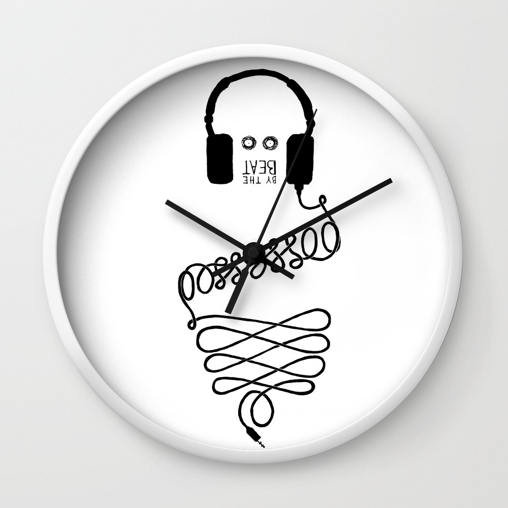Possessed By The Beat Wall Clock By Dawnland Society6