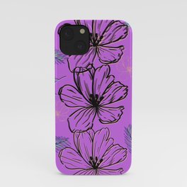 Floral Design Pattern iPhone Case