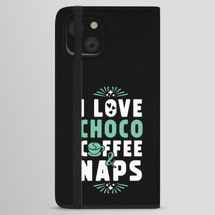 Choco Coffee And Nap iPhone Wallet Case