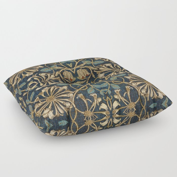 William Morris Arts & Crafts Pattern #11 Floor Pillow