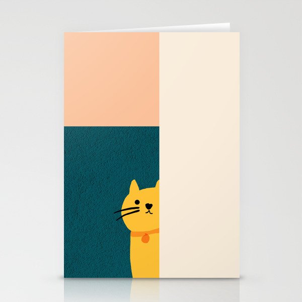 Little_Cat_Cute_Minimalism Stationery Cards