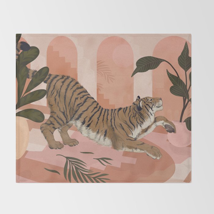 Easy Tiger Throw Blanket