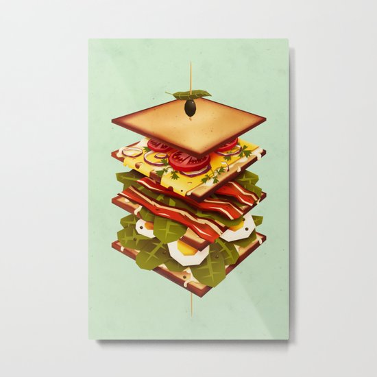 Sandwich Metal Print