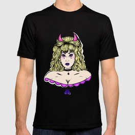She-Devil - White Background T-shirt