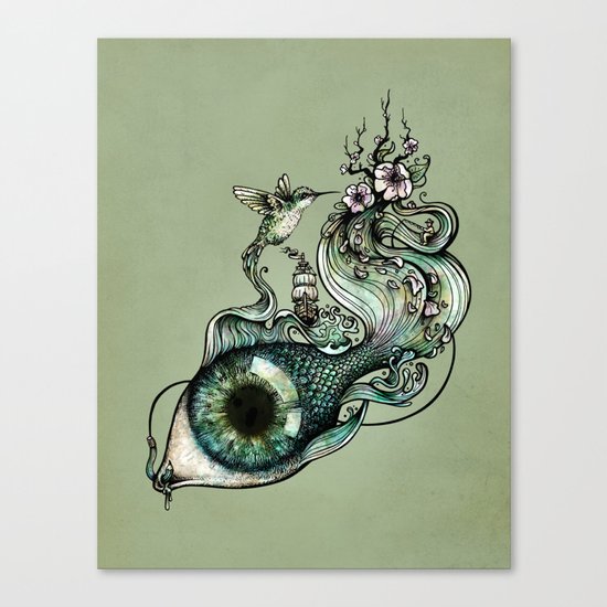 Flowing Creativity Canvas Print