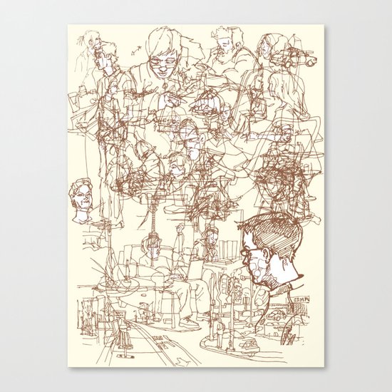 This is What We Call a Life Drawing Canvas Print