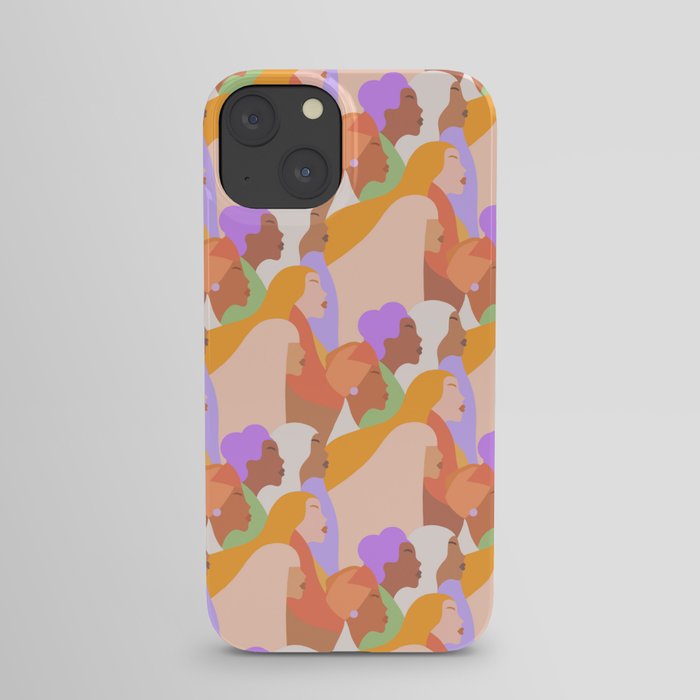 Girl Power - Diversity in Colour - Pattern iPhone Case