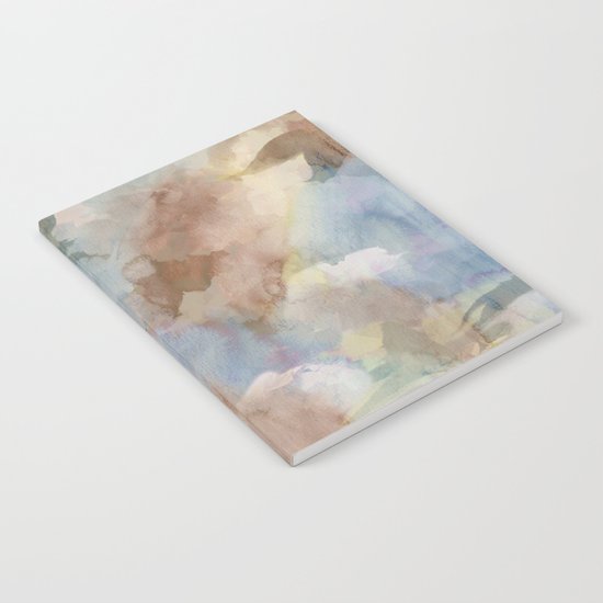 Earth Color Watercolor Abstract Notebook