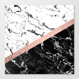 Black Marble Canvas Prints For Any Decor Style Society6