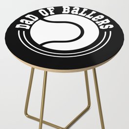 Dad of ballers retro Fathers day 2022 Side Table