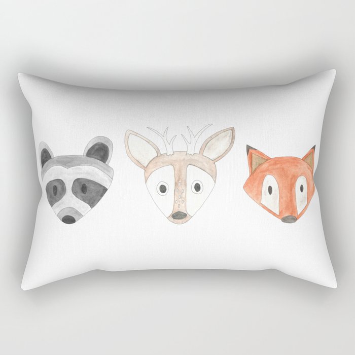 Woodland Creatures Rectangular Pillow