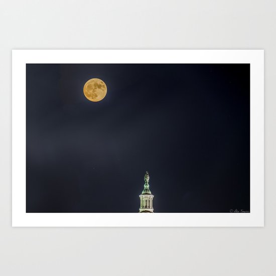 Lady Freedom Art Print