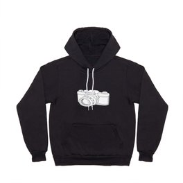 STEFF SHOT IT White Camera Hoody
