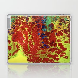 Dragons Lair Acrylic Art Paint Pour Laptop Skin