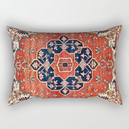 Heriz Bilverdi Azerbaijan Northwest Persian Rug Print Rectangular Pillow