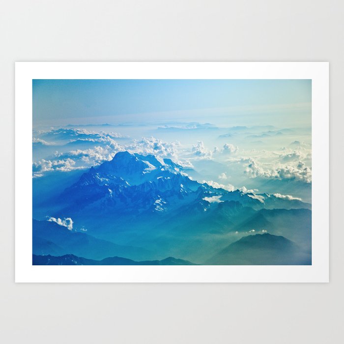 Mountain Clouds 2 Art Print By Jsebouvi