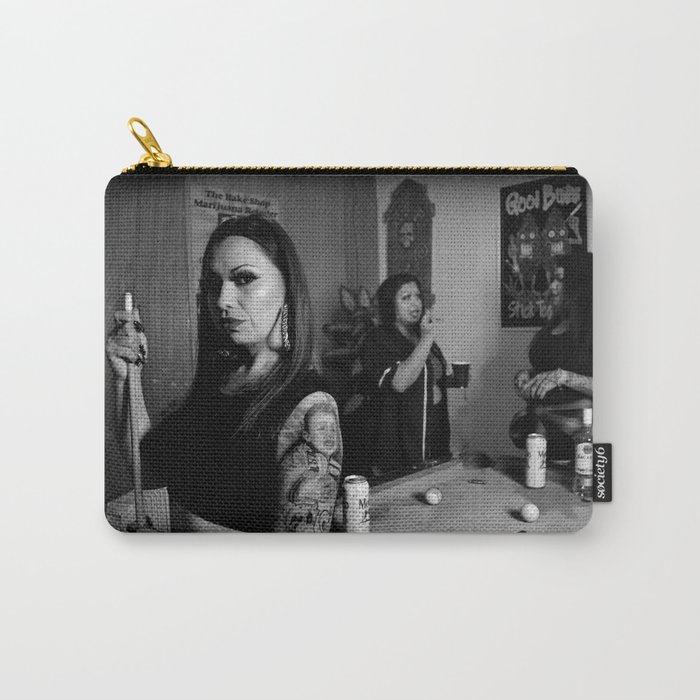 Firme Hynas playing pool Carry-All Pouch