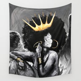 Naturally Queen VI ANGEL Wall Tapestry