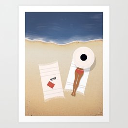 Beach Time Art Print