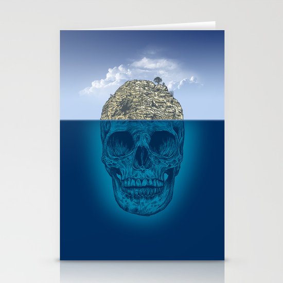Skull Island Stationery Cards