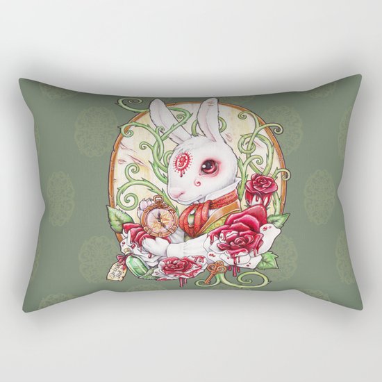 Rabbit Hole Rectangular Pillow