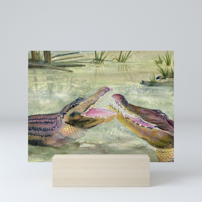 Alligator Study  Mini Art Print