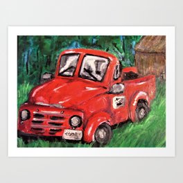 Short Truck Art Print