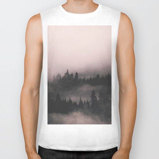 When the fog comes in Biker Tank