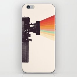 Movie Camera Rainbow iPhone Skin