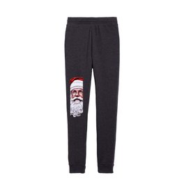 Red Santa Claus - Realistic Digital Painting Kids Joggers