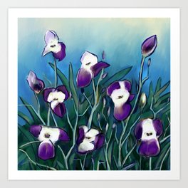 Purple Iris Art Print