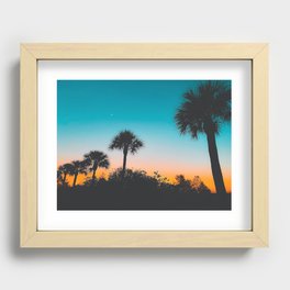 When The Sun Goes Down Recessed Framed Print