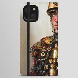 Steampunk Soldier iPhone Wallet Case