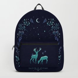 Deers in the Moonlight - Frosted Mint Backpack