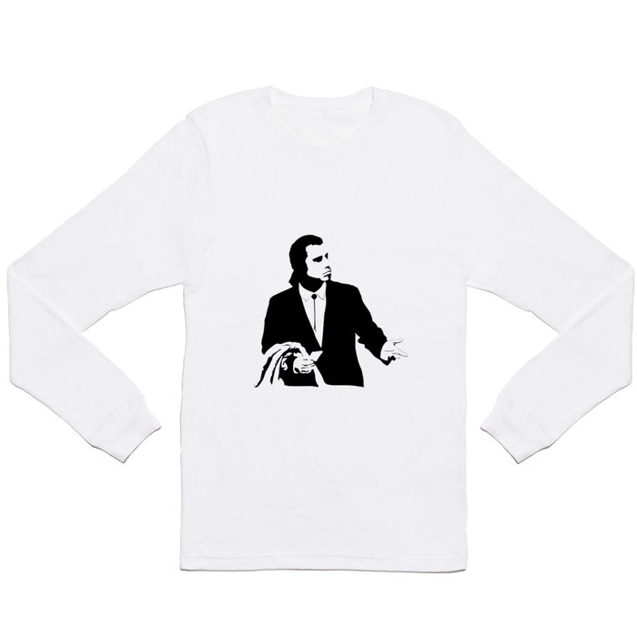 Vincent Vega John Travolta Confused Wallet Long Sleeve T Shirt