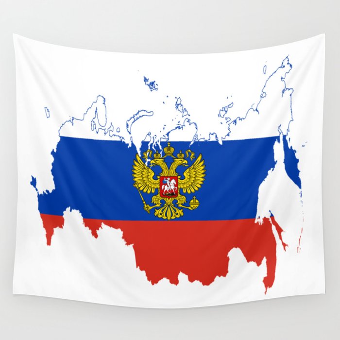 Russia Flag Wall Tapestry