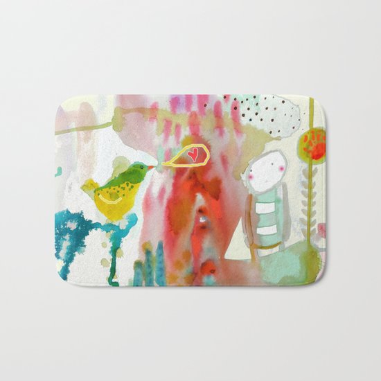 never alone Bath Mat