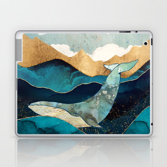 Blue Whale Laptop & iPad Skin