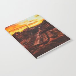 Rome Imperial Fora at sunset Notebook