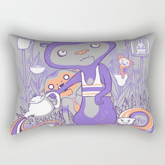 Tea Monkey Tea Party Rectangular Pillow