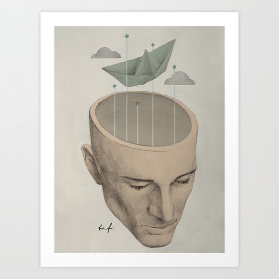 Paper Dreams Art Print